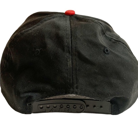 Vintage Neufeld Petroleum Propane Chemicals Trucker Hat with Braid Black Red - Picture 4 of 8